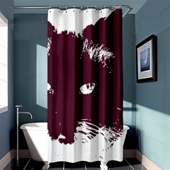 Cat Nature Design Animal Skin Pink Shower Curtain 36  X 72  (stall)  by HermanTelo