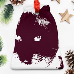 Cat Nature Design Animal Skin Pink Ornament (bell)