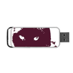 Cat Nature Design Animal Skin Pink Portable Usb Flash (one Side) by HermanTelo