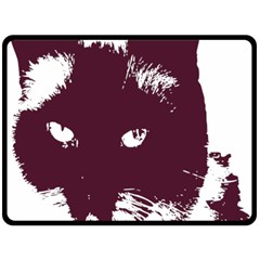 Cat Nature Design Animal Skin Pink Double Sided Fleece Blanket (large)  by HermanTelo