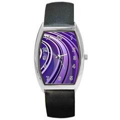 Circle Concentric Render Metal Barrel Style Metal Watch