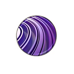 Circle Concentric Render Metal Hat Clip Ball Marker (4 Pack)