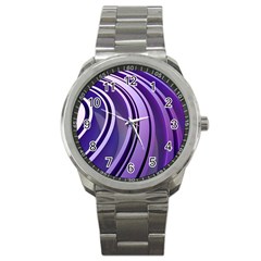 Circle Concentric Render Metal Sport Metal Watch