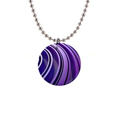 Circle Concentric Render Metal 1  Button Necklace by HermanTelo