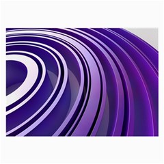 Circle Concentric Render Metal Large Glasses Cloth (2 Sides)