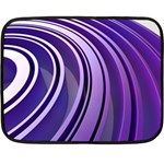 Circle Concentric Render Metal Double Sided Fleece Blanket (Mini)  35 x27  Blanket Front