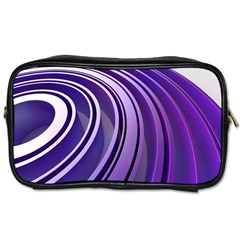 Circle Concentric Render Metal Toiletries Bag (one Side)