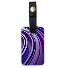 Circle Concentric Render Metal Luggage Tag (one Side)