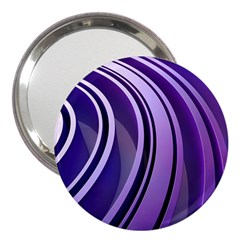 Circle Concentric Render Metal 3  Handbag Mirrors by HermanTelo