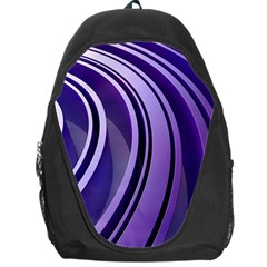 Circle Concentric Render Metal Backpack Bag