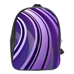 Circle Concentric Render Metal School Bag (xl) by HermanTelo