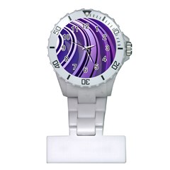 Circle Concentric Render Metal Plastic Nurses Watch by HermanTelo