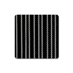 Chains Black Design Metal Iron Square Magnet by HermanTelo