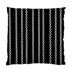 Chains Black Design Metal Iron Standard Cushion Case (one Side) by HermanTelo