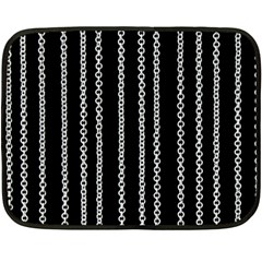 Chains Black Design Metal Iron Fleece Blanket (mini)