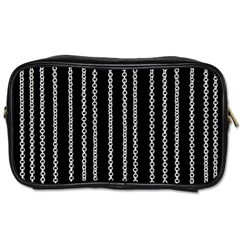 Chains Black Design Metal Iron Toiletries Bag (two Sides)