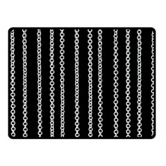 Chains Black Design Metal Iron Fleece Blanket (small)