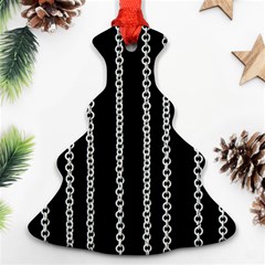 Chains Black Design Metal Iron Ornament (christmas Tree) 