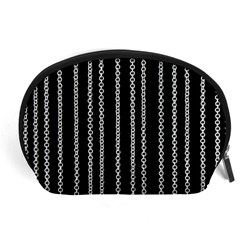 Chains Black Design Metal Iron Accessory Pouch (large) by HermanTelo