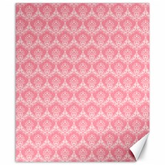 Damask Floral Design Seamless Canvas 8  X 10 