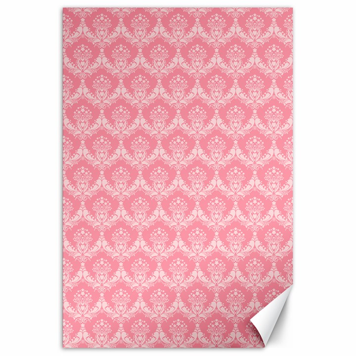 Damask Floral Design Seamless Canvas 20  x 30 