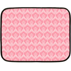 Damask Floral Design Seamless Fleece Blanket (mini)