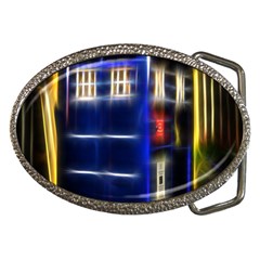 Famous Blue Police Box Belt Buckles