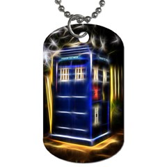 Famous Blue Police Box Dog Tag (two Sides)