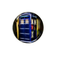 Famous Blue Police Box Hat Clip Ball Marker by HermanTelo