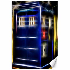 Famous Blue Police Box Canvas 20  X 30 