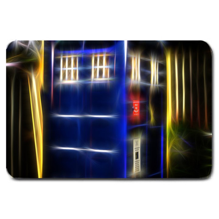 Famous Blue Police Box Large Doormat 