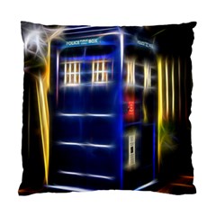 Famous Blue Police Box Standard Cushion Case (two Sides) by HermanTelo