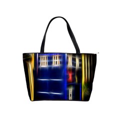 Famous Blue Police Box Classic Shoulder Handbag