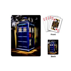 Famous Blue Police Box Playing Cards (mini) by HermanTelo