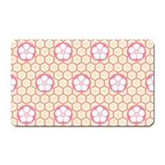 Floral Design Seamless Wallpaper Magnet (rectangular) by HermanTelo