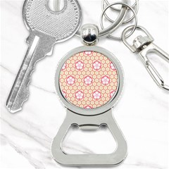 Floral Design Seamless Wallpaper Bottle Opener Key Chain by HermanTelo