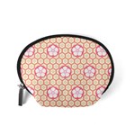 Floral Design Seamless Wallpaper Accessory Pouch (Small) Back