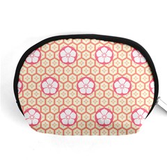 Floral Design Seamless Wallpaper Accessory Pouch (medium) by HermanTelo