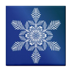 Flake Crystal Snow Winter Ice Tile Coasters by HermanTelo