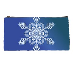 Flake Crystal Snow Winter Ice Pencil Cases by HermanTelo