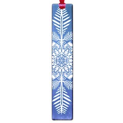 Flake Crystal Snow Winter Ice Large Book Marks by HermanTelo