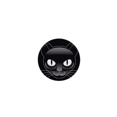 Grey Eyes Kitty Cat 1  Mini Buttons