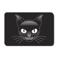 Grey Eyes Kitty Cat Small Doormat 