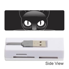 Grey Eyes Kitty Cat Memory Card Reader (stick)