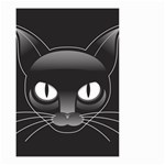 Grey Eyes Kitty Cat Small Garden Flag (Two Sides) Front