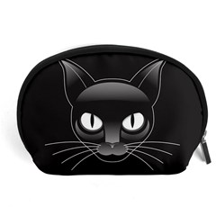 Grey Eyes Kitty Cat Accessory Pouch (large)