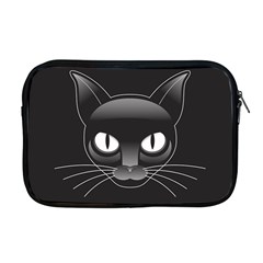 Grey Eyes Kitty Cat Apple Macbook Pro 17  Zipper Case by HermanTelo