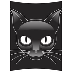 Grey Eyes Kitty Cat Back Support Cushion by HermanTelo