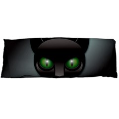 Green Eyes Kitty Cat Body Pillow Case (dakimakura)