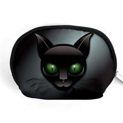 Green Eyes Kitty Cat Accessory Pouch (medium)